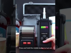 Analisador de Alcool de Respiratório de Tamanho Pequeno Analisador de Alcool no Sangue Pessoal Leve