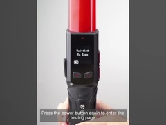 Polícia Alcohol Test Breathalyzer Baton vermelho Breathalyzer com anúncios de voz